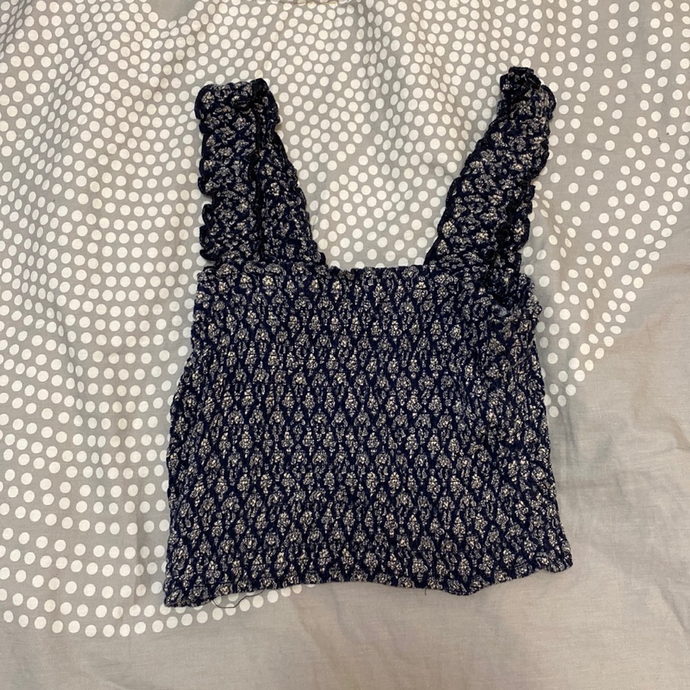 Tube top with straps